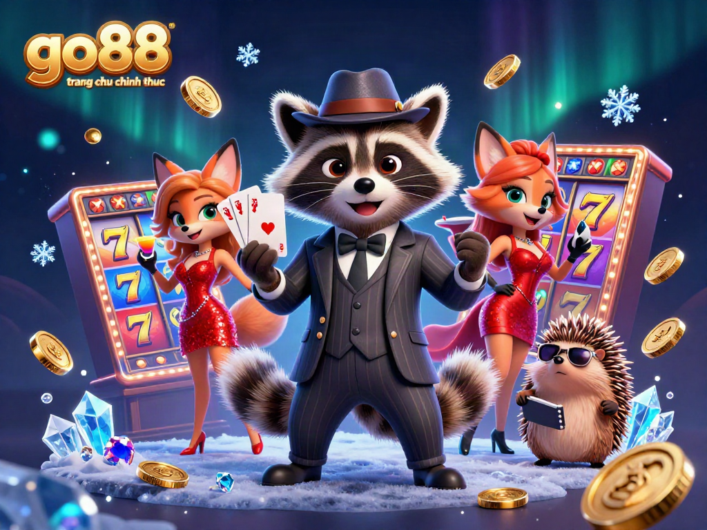 Experience the excitement of go88 trang chu chinh thuc with dynamic characters and vibrant casino elements