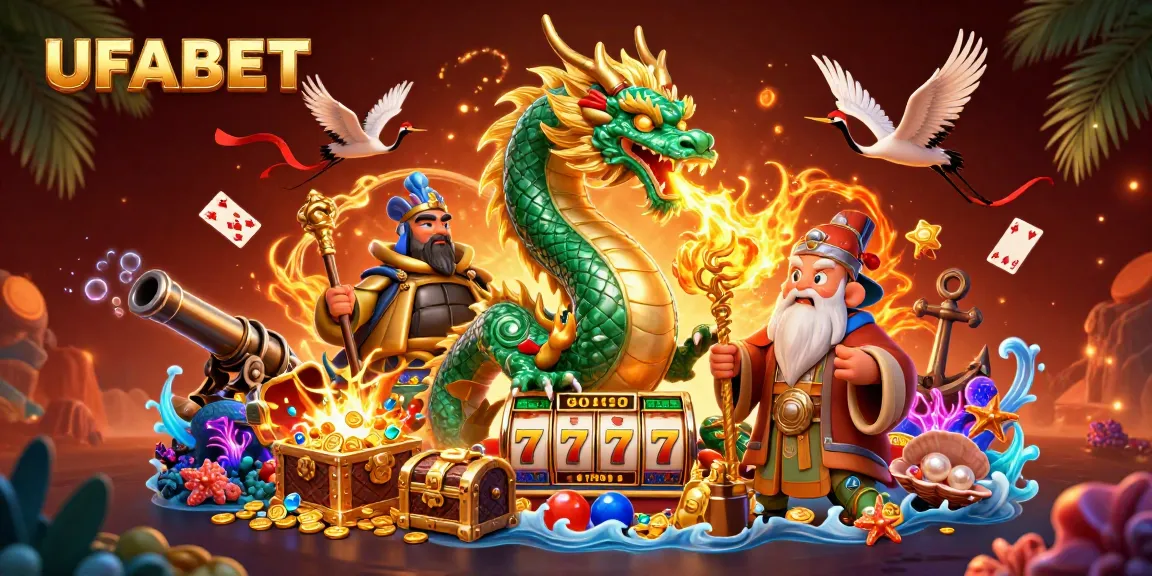Experience the thrilling UFABET slots with golden dragon and dynamic gaming elements